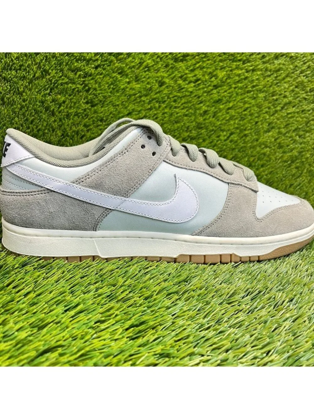 Nike Dunk Low Gum Pack Mens Size 13 Olive Athletic Lifestyle Shoes Sneakers